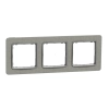 Schneider Sedna Elements hármas keret, univerzális, cement (SDD390803)