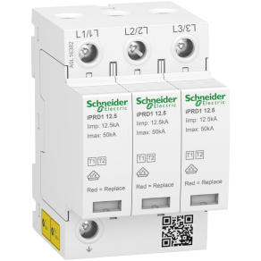   Schneider Electric Acti9 iPRF1 - A9L16382 - túlfeszültség korlátozó, 12.5r, 3P