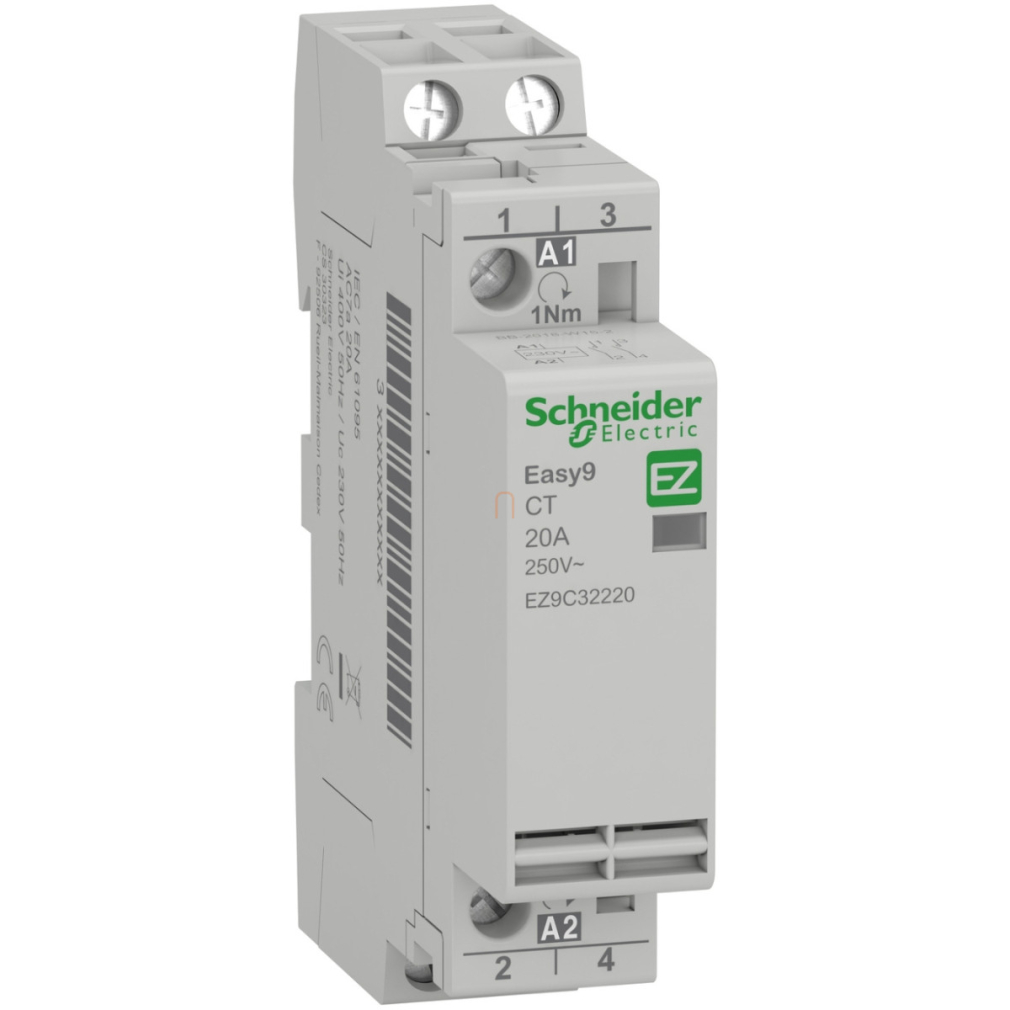 Schneider Easy9 Pro kontaktor, 2P, 2NO, 20A (EZ9C32220)