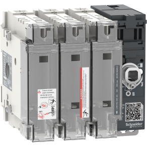   Schneider Electric FuPact GS SDF - LV481403 - 63A 3P DIN000 mellső vagy oldalsó vezérelhetőség
