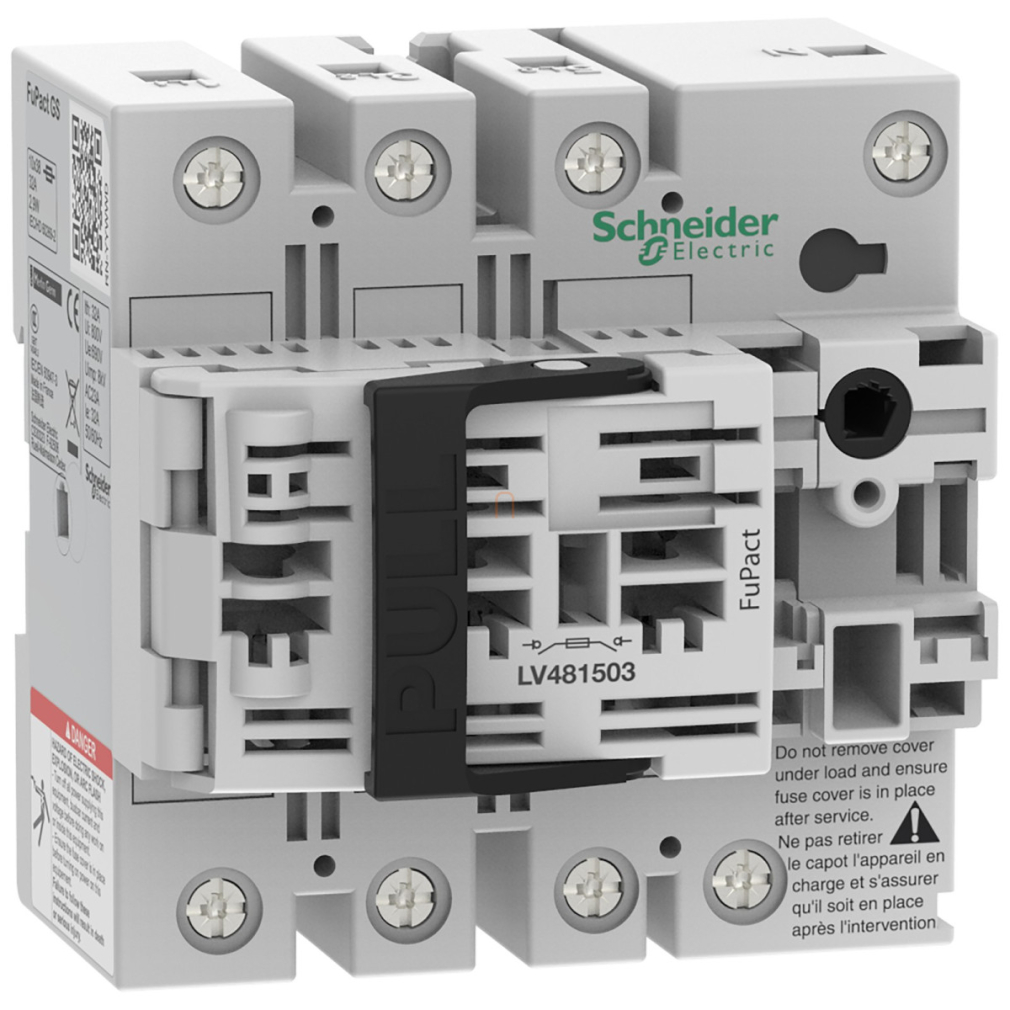 FuPact GS SDF 32A 3P NFC 10x38 olvadóbiztosítós szakaszoló LV481503 Schneider