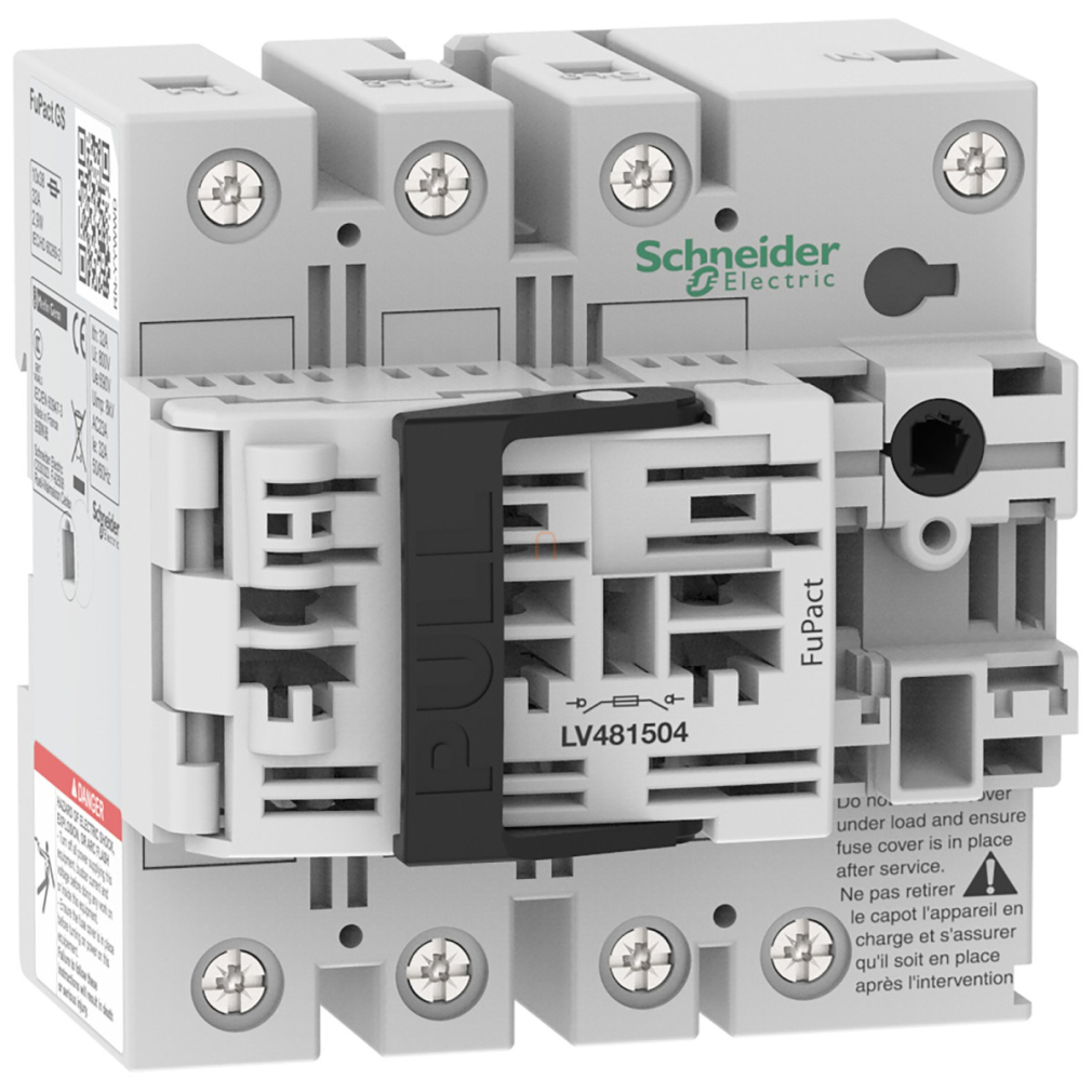 FuPact GS SDF 32A 4P NFC 10x38 olvadóbiztosítós szakaszoló LV481504 Schneider