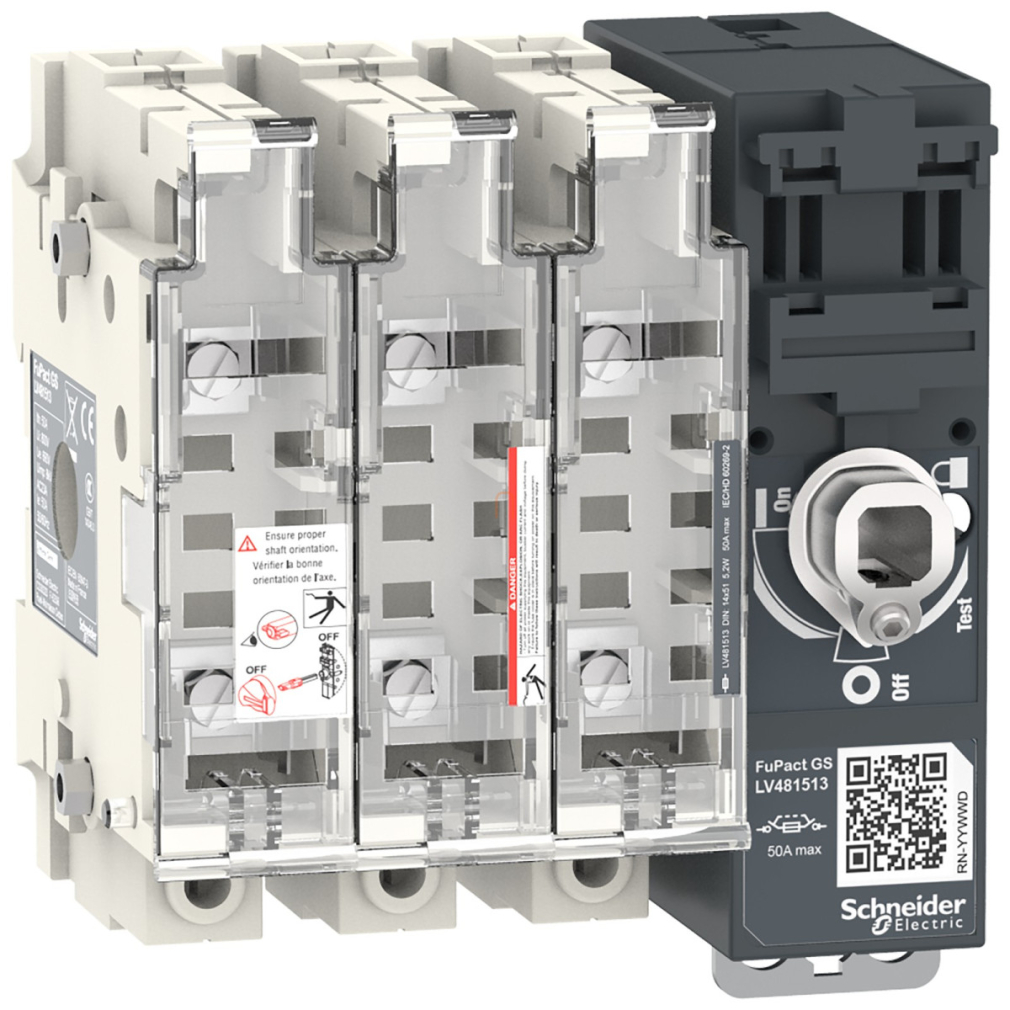FuPact GS SDF 50A 3P NFC 14x51 olvadóbiztosítós szakaszoló LV481513 Schneider