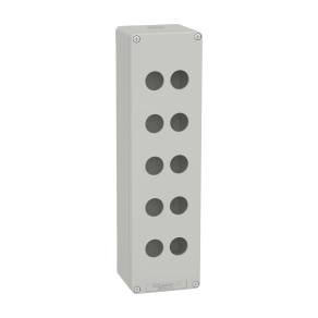 Schneider Electric Harmony XAP - XAPD5510 - üres tokozat, szürke, 10 lyuk, M32
