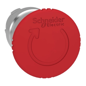 Schneider Electric Easy Harmony XB2 - ZB2BS844C - Vészleállító fej 40 mm, piros gomba, forgatásra kioldó, triggerrel