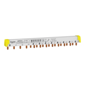   Schneider Electric Acti9 iC40 - A9XPC812-fésűs gyűjtősín, 12 modulos, 3P-N, balos