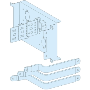 Schneider Electric PrismaSeT - LVS04455 - Áthelyezett csatlakozás NS630, vízszintes, billenőkaros kapcsoló, 3P