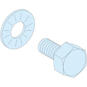   Schneider Electric PrismaSeT - LVS04195 - 40 db M6x16mm csavar lyuk. sínhez, <630A