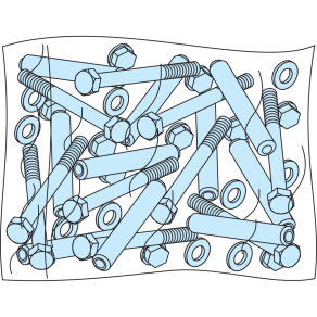   Schneider Electric PrismaSeT - LVS08718 - Összeépítési csavarkészlet+tartozékok
