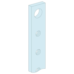 Schneider Electric PrismaSeT - LVS04162 - 4 db sín menetes lyuk. 250A hossz=1000
