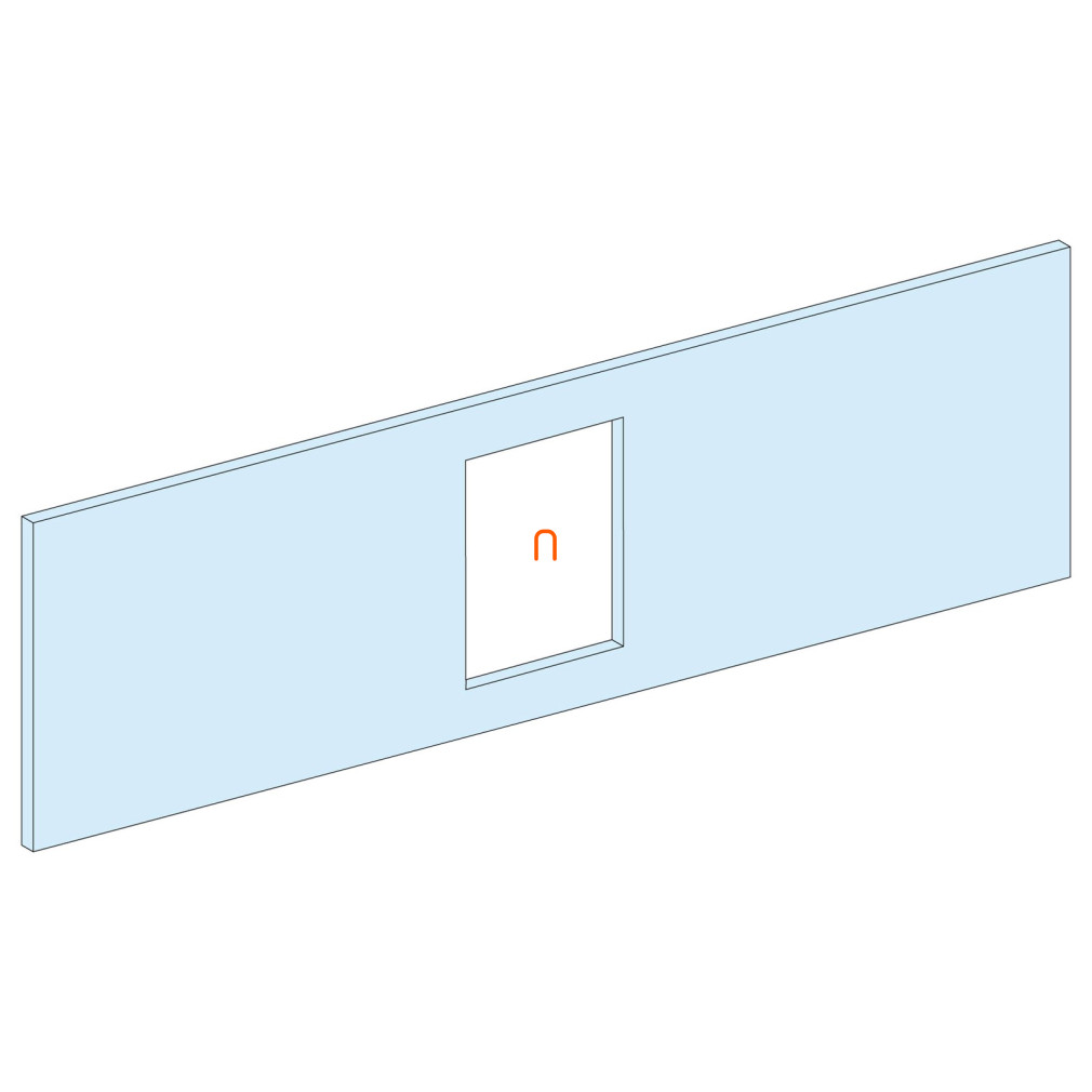 Prisma SeT Homloklap INS250, vízszintes LVS03617 Schneider