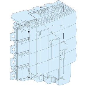 Schneider Electric PrismaSeT - LVS04067 - Betáp. csatlakozó blokk NS-INS250, alsó