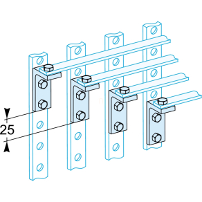   Schneider Electric PrismaSeT - LVS04190 - 4 db hajlított csatlakozó 250A