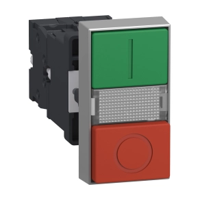 Schneider Electric Easy Harmony XA2 - XA2EW7L3741M5 - Nyomógomb, Ø22 1NO+1NC