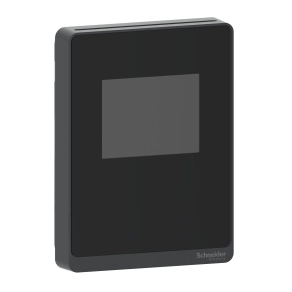 Schneider Electric SpaceLogic Analog - SLABTCV2 - szén-dioxid és levegőminőség + páratartalom érzékelő, érintőkijelzős, analóg kimenet, fekete