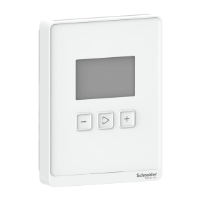 Schneider Electric SpaceLogic Analog - SLAWLX2 - páratartalom-érzékelő, LCD-kijelzővel, analóg kimenet, fehér