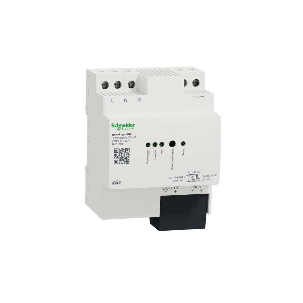 SpaceLogic Merten-KNX busztápegység, 320mA MTN6513-1203 Schneider