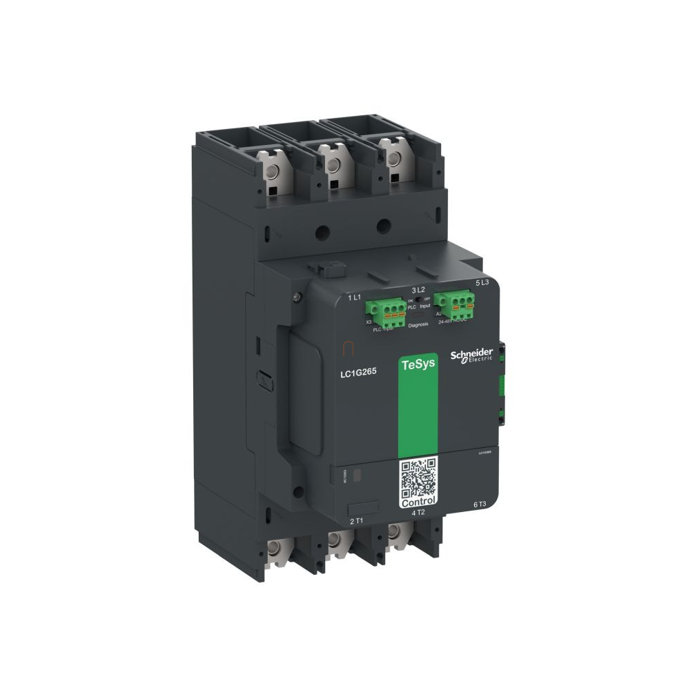 TeSys Giga advanced 3P mágneskapcsoló 265A, AC3, 48-130V AC/DC tekercsfeszültség LC1G265EHEA Schneider