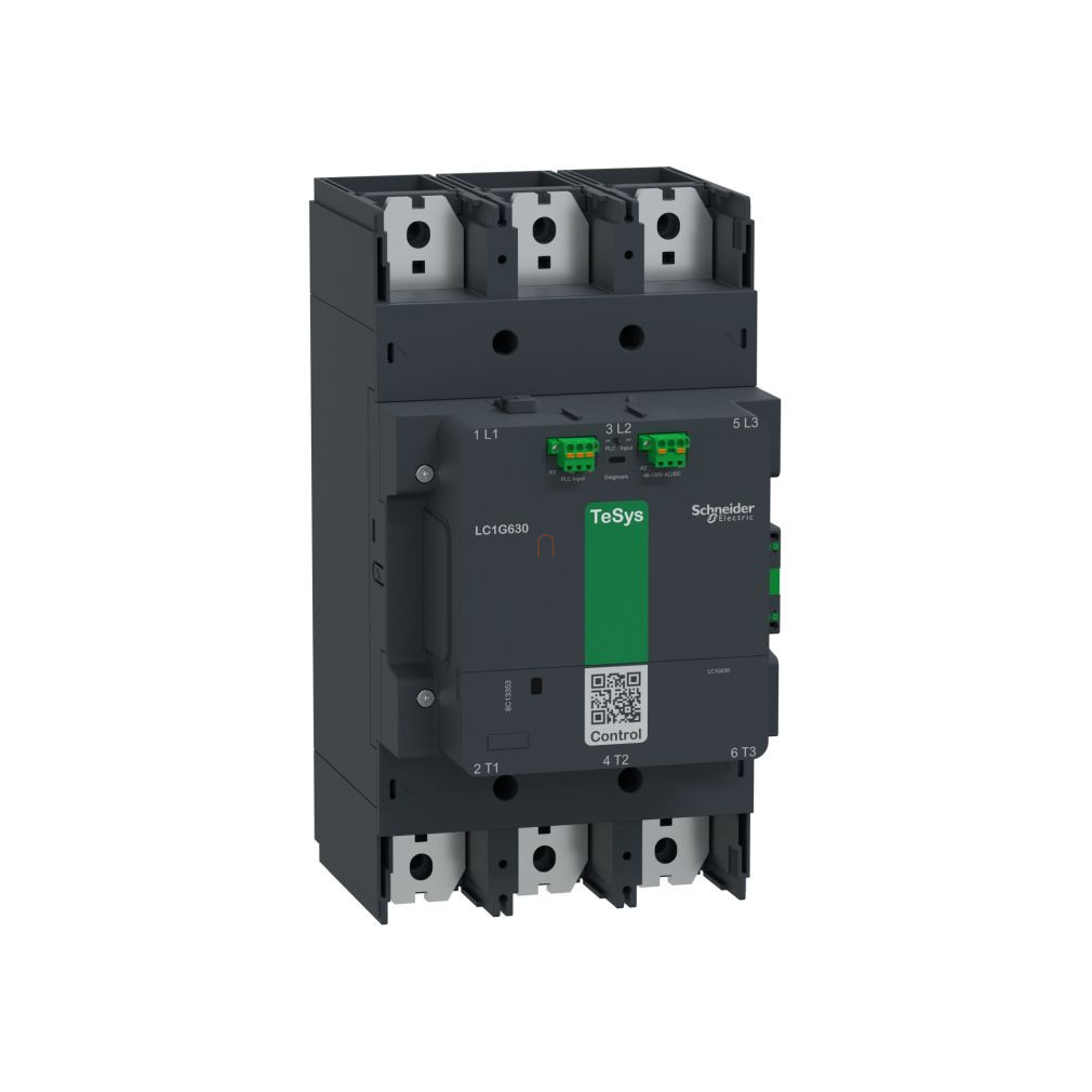 TeSys Giga advanced 3P mágneskapcsoló 630A, AC3, 48-130V AC/DC tekercsfeszültség LC1G630EHEA Schneider