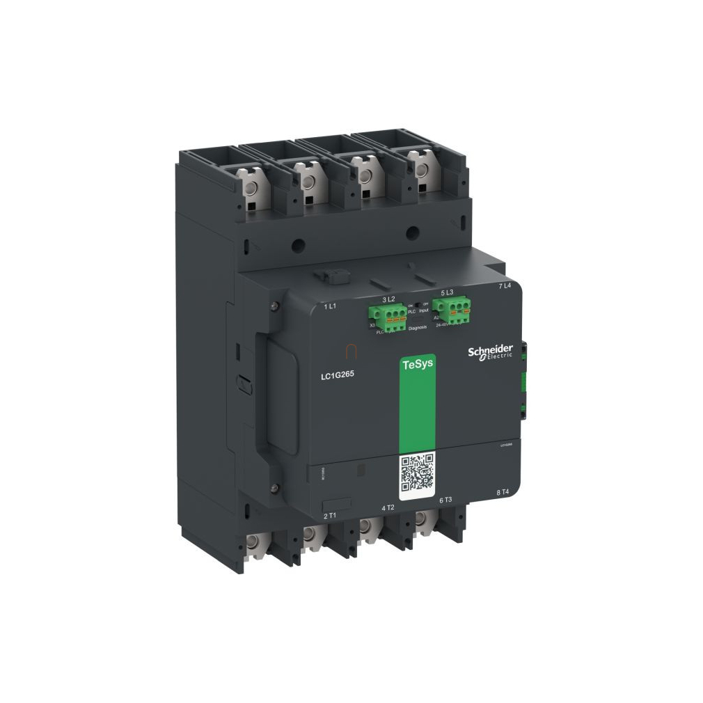 TeSys Giga advanced 4P mágneskapcsoló 500A, AC3, 24-48V AC/DC tekercsfeszültség LC1G5004BEEA Schneider