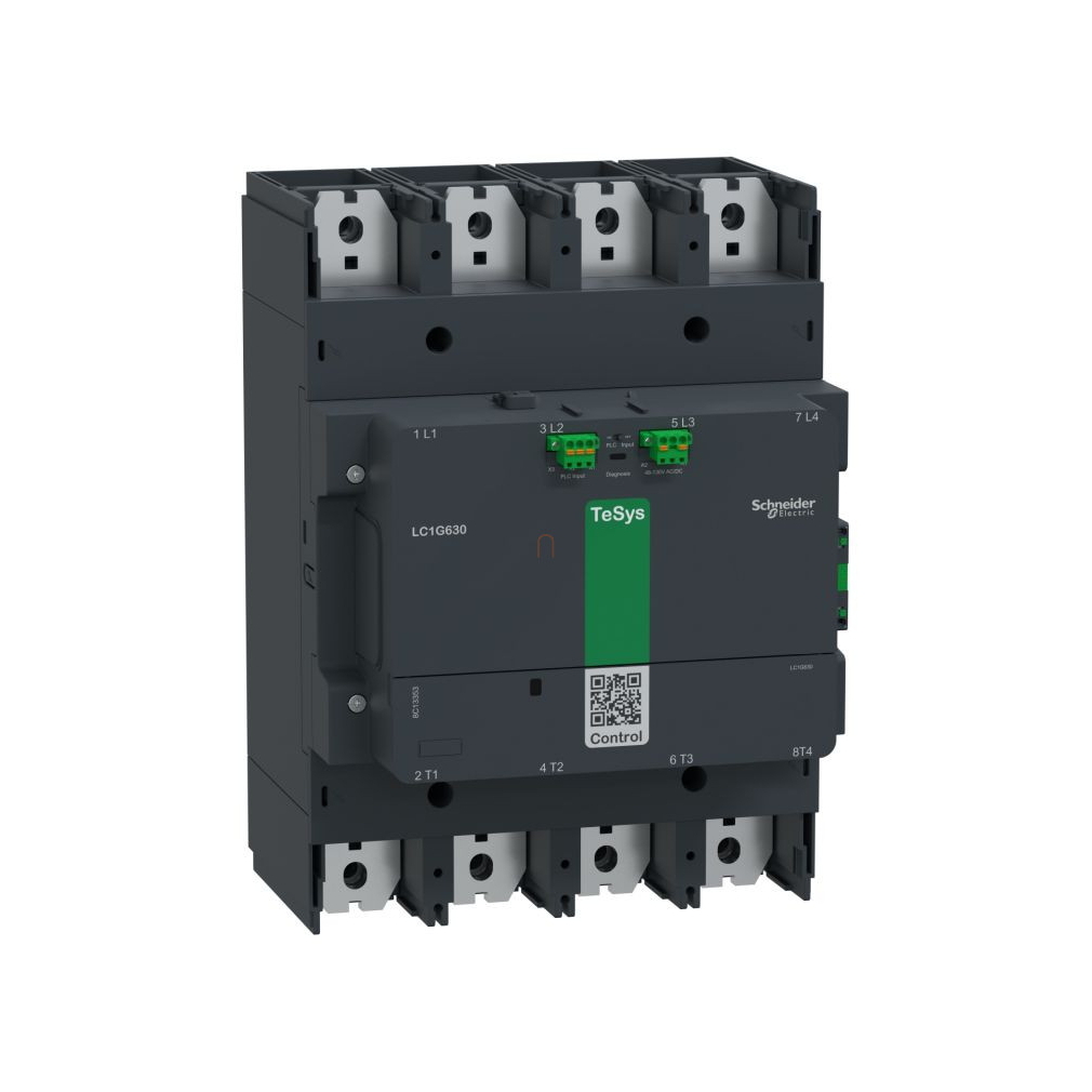 TeSys Giga advanced 4P mágneskapcsoló 800A, AC3, 48-130V AC/DC tekercsfeszültség LC1G8004EHEA Schneider