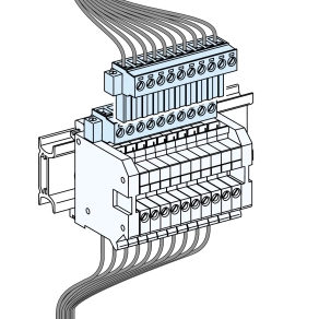 Schneider Electric PrismaSeT - LVS04228 - Segédáramköri sorozatkapocs-blokk