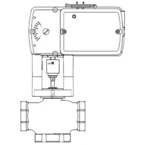   Schneider Electric Globe Valves and Actuators - VS-7313-812-4-06 - 3/4" 3WayValve+MS51-7103-150ACT