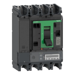   Schneider Electric ComPacT NSX (2021) - C40V45E400 - Megszakító NSX400HB1, 75 kA 690 VAC, MicroLogic 5.3 E kioldóegység 400 A, 4P4d