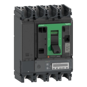   Schneider Electric ComPacT NSX (2021) - C40V46E400 - Megszakító NSX400HB1, 75 kA 690 VAC, MicroLogic 6.3 E kioldóegység 400 A, 4P4d