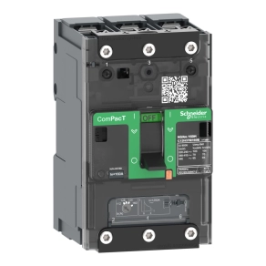   Schneider Electric ComPacT NSXm (2021) - C11B3TM040B - Megszakító (25 kA 415 VAC) , 3P 3d, 40 A beállítás TMD kioldóegység, sajtolható sarukkal és síncsatlakozókkal