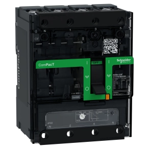 Schneider Electric ComPacT NSXm (2021) - C11F6TM050B - Megszakító (36 kA 415 VAC) , 4P 3d, 50 A beállítás TMD kioldóegység, sajtolható sarukkal és síncsatlakozókkal