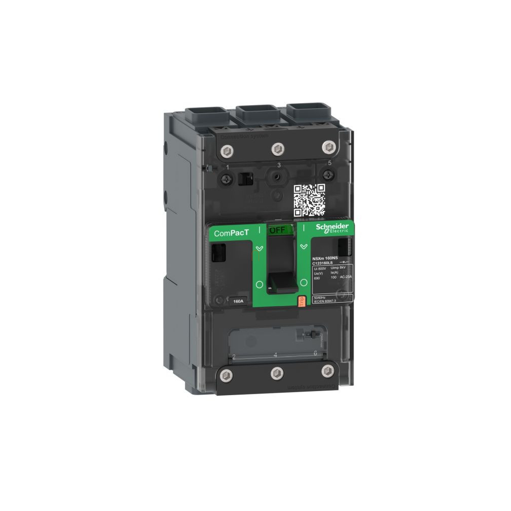 Compact NSXm szakaszoló 160NA 3P EverLink csatlakozókkal C123160LS Schneider