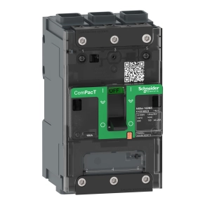 Schneider Electric ComPacT NSXm NA (2021) - C123160LS - Kapcsoló 160NA AC 3P 160A EverLink csatlakozás