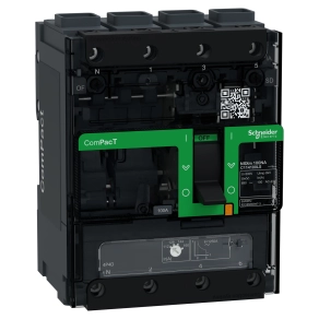 Schneider Electric ComPacT NSXm NA (2021) - C114100LS - Kapcsoló 100NA AC 4P 100A EverLink csatlakozás