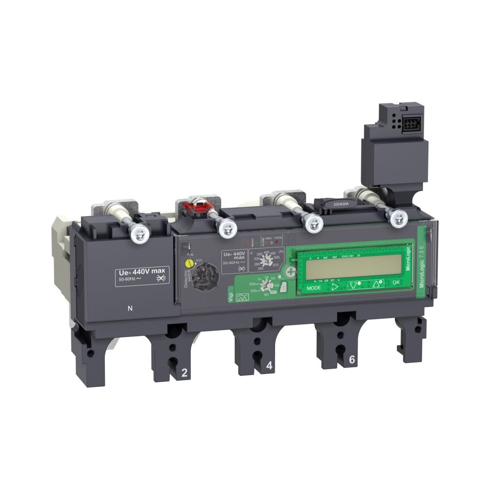 Micrologic 7.3 E Vigi 4x570 kioldóegység NSX630 C6347E570 Schneider