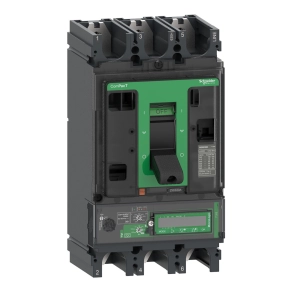   Schneider Electric ComPacT NSX (2021) - C40N37E400 - megszakító NSX400N, 50 kA 415 VAC, MicroLogic 7.3 E Vigi kioldóegység 400 A, 3P3d