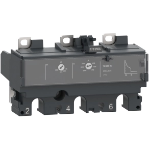   Schneider Electric ComPacT TM80DC - Trip unit kioldóegység egyenfeszültségű hálózatokhoz, 80A, 3 pólusú, termikus-mágneses védelem, 750V DC; C103TM080D