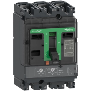 Schneider Electric ComPacT NSX (2021) - C25F3TM125 - Megszakító NSX160F, 36 kA 415 VAC, TMD kioldóegység 125 A, 3P3d