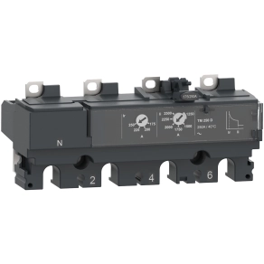 Schneider Electric ComPacT NSX (2021) - C254TM250 - Kioldóegység TM250D NSX 250 megszakítóhoz, termikus-mágneses, beállítás 250 A, 4P4d