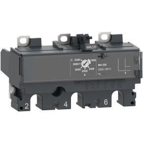 Schneider Electric ComPacT NSX (2021) - C103MA007 - Kioldóegység MA6.3 NSX 100 megszakítóhoz, magnetic, beállítás 6.3 A, 3P3d