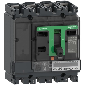 Schneider Electric ComPacT NSX (2021) - C10R36M050 - Megszakító NSX100R, 200 kA 415 VAC, MicroLogic 6.2 E-M kioldóegység 50 A, 3P3d