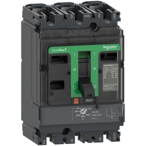   Schneider Electric ComPacT NSX (2021) - C10W3MA025 - Megszakító NSX100HB2, 100 kA 690 VAC, MA kioldóegység 25 A, 3P3d
