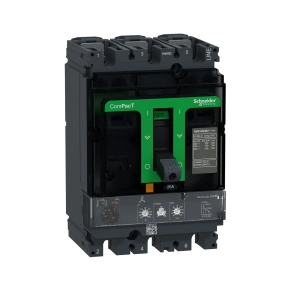 Schneider Electric ComPacT NSX (2021) - C10W32M025 - Megszakító NSX100HB2, 100 kA 690 VAC, MicroLogic 2.2 M kioldóegység 25 A, 3P3d