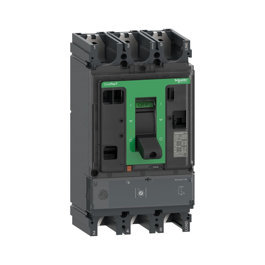 3P3D Micrologic 1.3 M 320A NSX400N komplett megszakító C40N31M320 Schneider