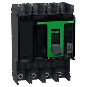 Schneider Electric ComPacT NSX (2021) - C40F4 - Megszakító alapkeret, NSX400F, 36 kA 415 VAC 50/60 Hz, 400 A, kioldóegység nélkül, 4P