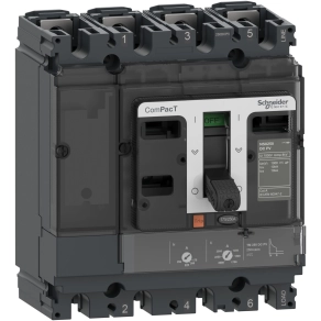 Schneider Electric ComPacT for DC (2021) - C10F4TM080D1 - NSX100F 36kA DCPV 4P 80A TMD