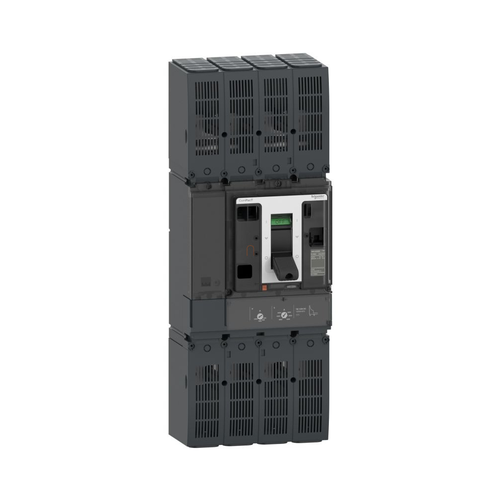 Compact NSX800 Megszakító TM-DC 2P 800A 50 kA 600 VDC csupaszkábel-csatlakozás nélkül C1BN2TM800D Schneider