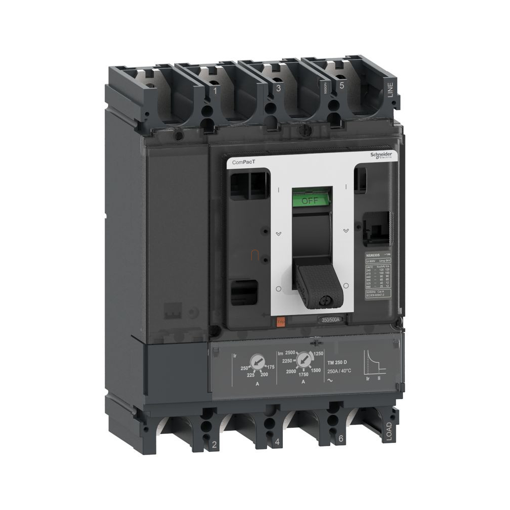Compact NSX250 TMDC PV 4P megszakító C40F4TM250D1 Schneider