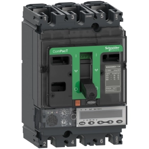   Schneider Electric ComPacT NSX (2021) - C10W46E040 - Megszakító NSX100HB2, 100 kA 690 VAC, MicroLogic 6.2 E kioldóegység 40 A, 4P4d