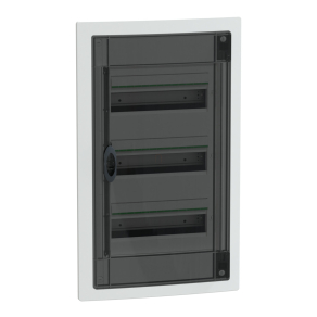   Schneider Electric PrismaSeT XS - LVSXP313 - Szekrény, füstszínű ajtó, süllyesztett, 3x13 modul, PEN